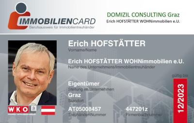 Erich Hofstätter Immobiliencard 12 2022